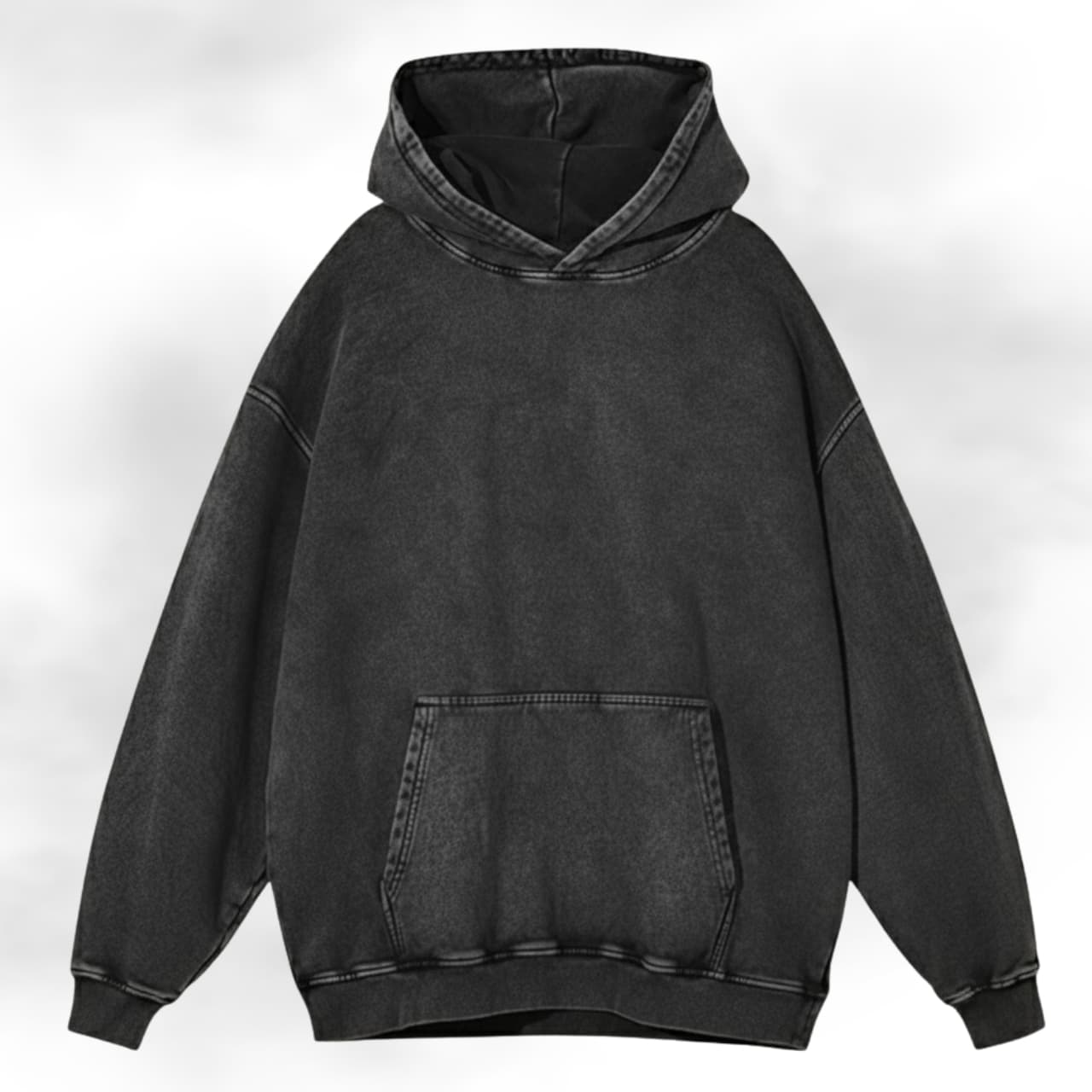 Acid Wash Drop Shoulder Hoodie Seller Bari