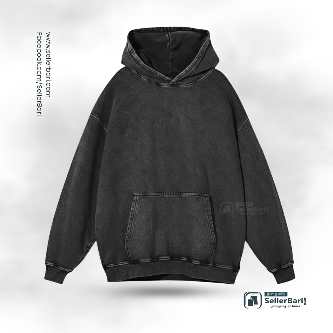 Acid Wash Hoodie Black Acid Wash Hoodie Black