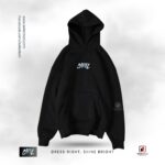 Cartel Drop Shoulder Hoodie Black