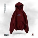 Cartel Drop Shoulder Hoodie Maroon