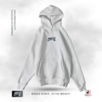 Comfortable white hoodie featuring stylish "CARTEL" embroidery.