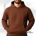 Drop Shoulder Hoodie Coffee