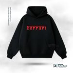 F1 Ferrari Charles Drop Shoulder Hoodie