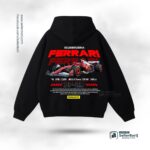 Ferrari Scuderderia Drop Shoulder Hoodie