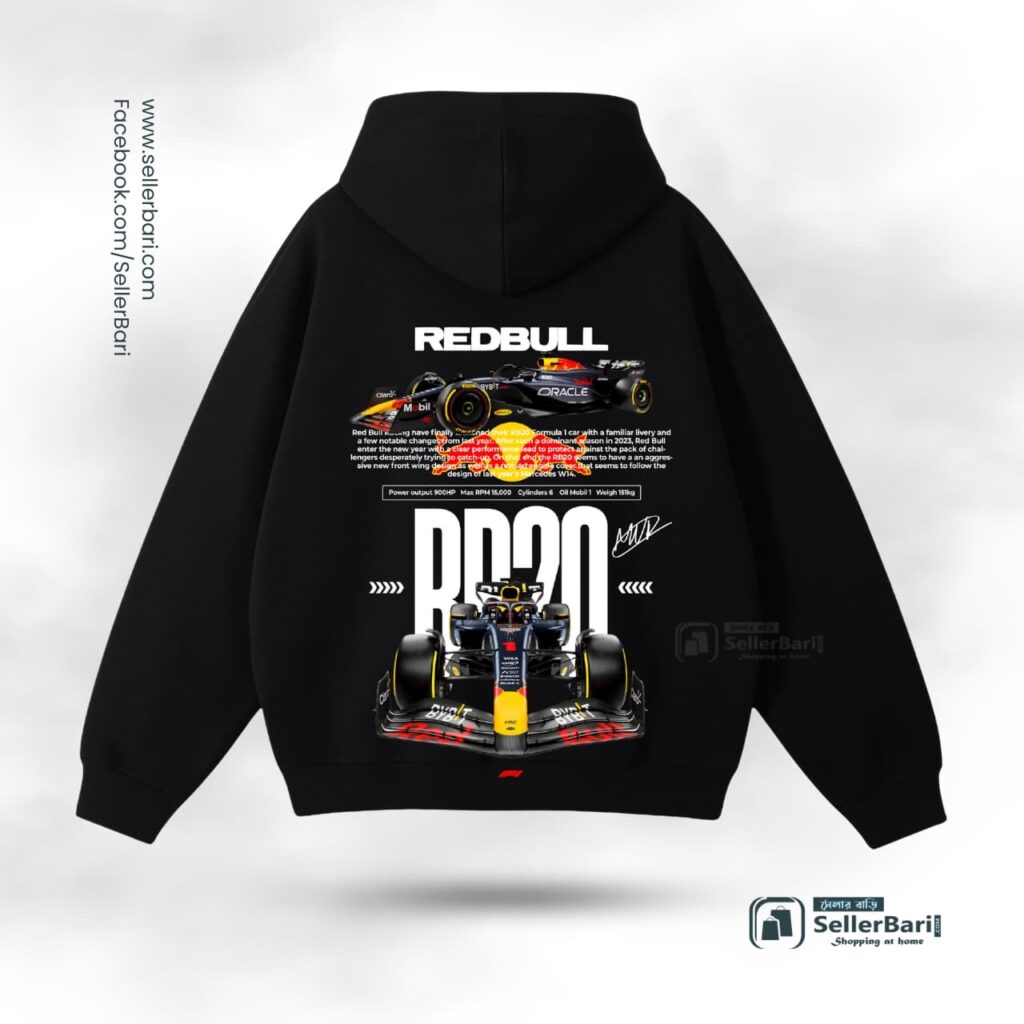 Red Bull RB 20 Drop Shoulder Hoodie