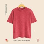 Acid Wash Drop Shoulder T-Shirt