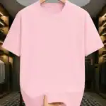 Baby Pink Drop Shoulder Oversized t shirt