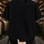 Black Drop Shoulder Oversized t shirt