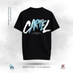 Cartel Print Drop Shoulder T-Shirt