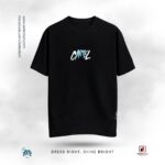 Cartel Print Drop Shoulder T-Shirt