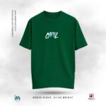 Cartel Print Drop Shoulder T-Shirt