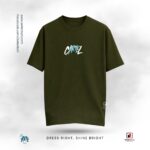 Cartel Print Drop Shoulder T-Shirt