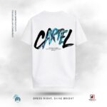 Cartel Print Drop Shoulder T-Shirt