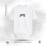 Cartel Print Drop Shoulder T-Shirt