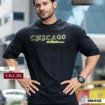 Drop Shoulder T-Shirt - Chicago Design