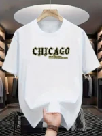 Drop Shoulder T-Shirt - Chicago Design