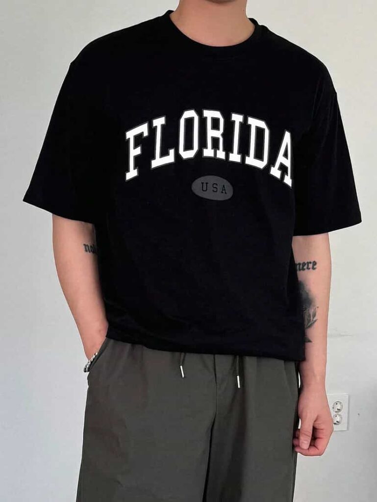 Drop Shoulder T-Shirt - Florida Design
