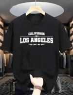 Drop Shoulder T-Shirt - Los Angeles Design