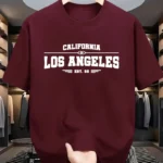 Drop Shoulder T-Shirt - Los Angeles Design