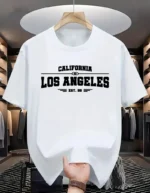 Drop Shoulder T-Shirt - Los Angeles Design