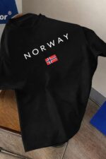Drop Shoulder T-Shirt - Norway Design