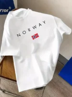 Drop Shoulder T-Shirt - Norway Design