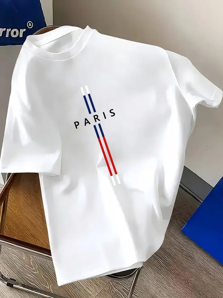 Drop Shoulder T-Shirt - Paris