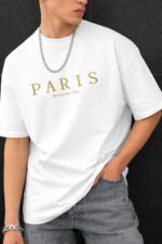 Drop Shoulder T-Shirt - Paris Romantic City