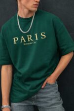 Drop Shoulder T-Shirt - Paris Romantic City
