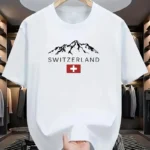 Drop Shoulder T-Shirt - Switzerland Design
