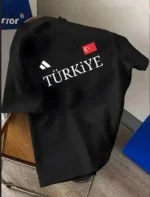 Drop Shoulder T-Shirt - Turkey Design