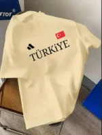 Drop Shoulder T-Shirt - Turkey Design