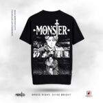 Monster Manga Aesthetic Drop Shoulder T-Shirt