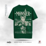 Monster Manga Aesthetic Drop Shoulder T-Shirt