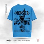 Monster Manga Aesthetic Drop Shoulder T-Shirt