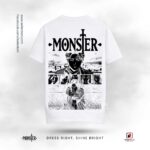 Monster Manga Aesthetic Drop Shoulder T-Shirt