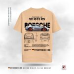 Porsche The 911 GT3 RS Drop Shoulder T-Shirt
