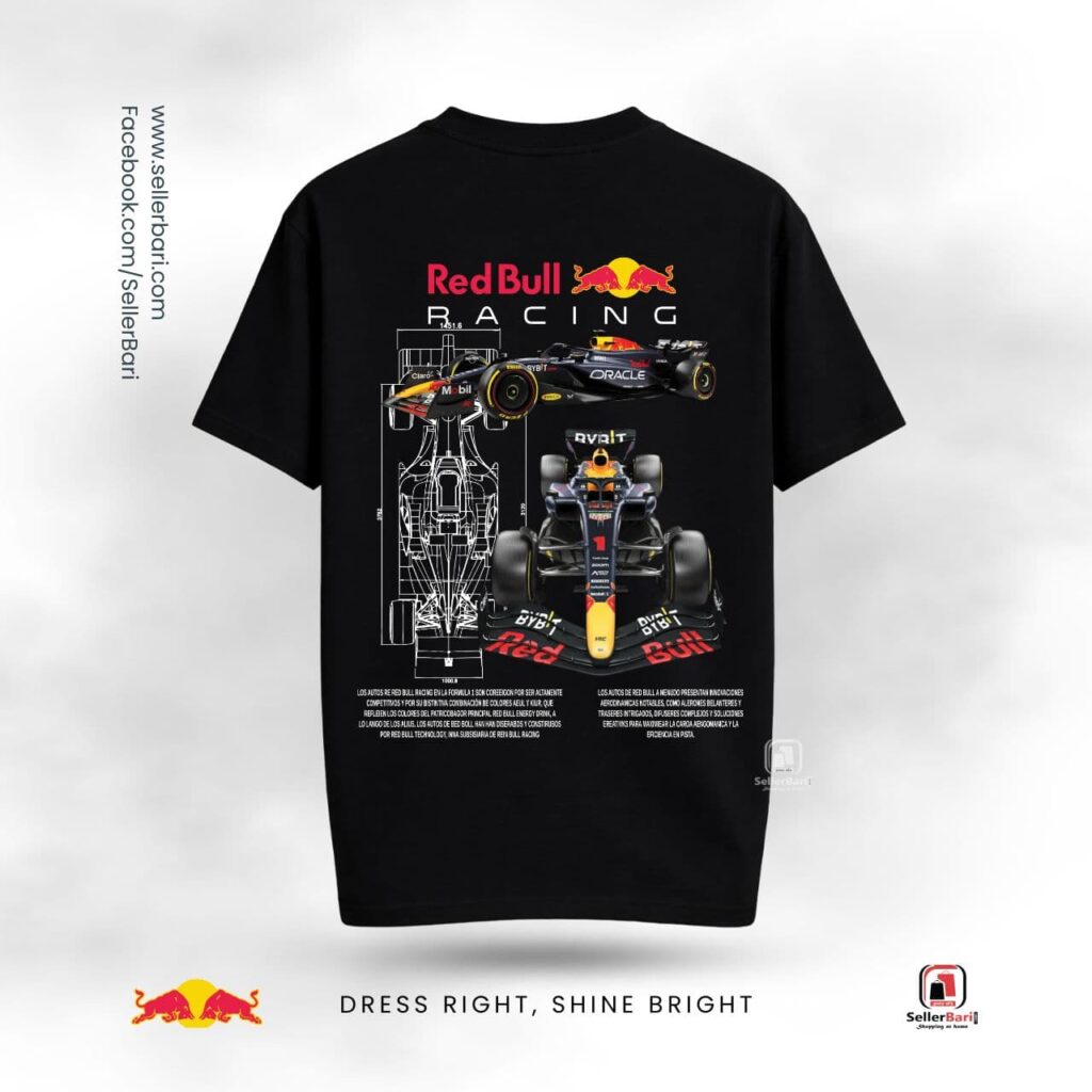 Red Bull RB20 F1 Evolution Drop Shoulder T-Shirt