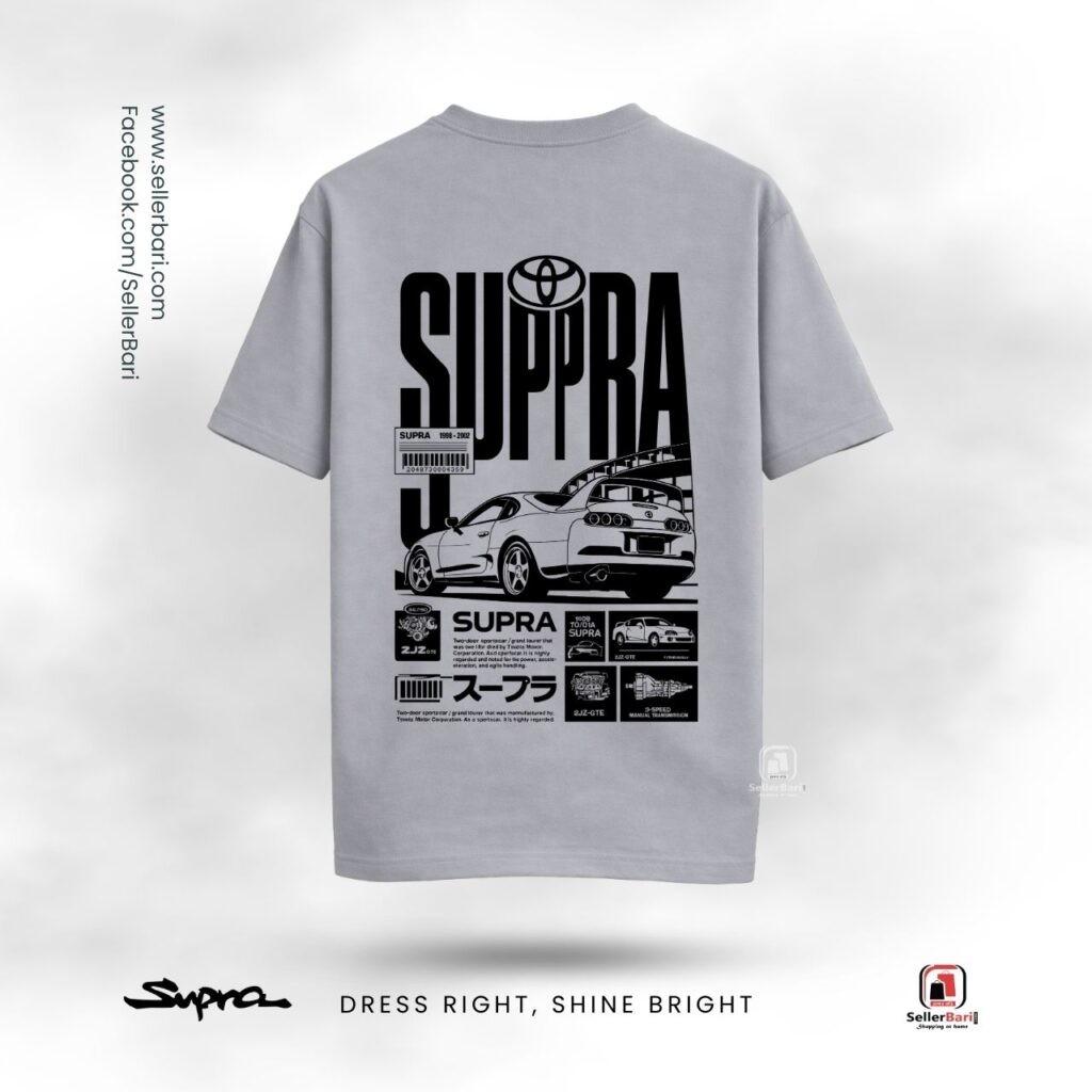 Supra MK4 JDM Drop Shoulder T-Shirt