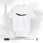Sword of Valor - Calligraphy Drop Shoulder T-Shirt