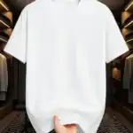 White Drop Shoulder Oversized t shirt
