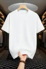 White Drop Shoulder Oversized t shirt