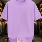 Purple Lavender Drop Shoulder Oversized t-shirt