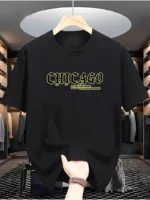 Drop Shoulder T-Shirt - Chicago Design