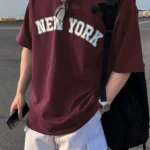 Drop Shoulder T-Shirt - New York Design
