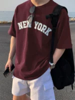 Drop Shoulder T-Shirt - New York Design