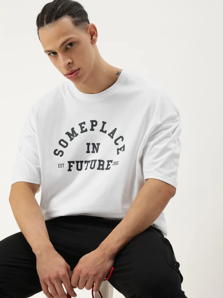Drop Shoulder T-Shirt - Someplace In Future